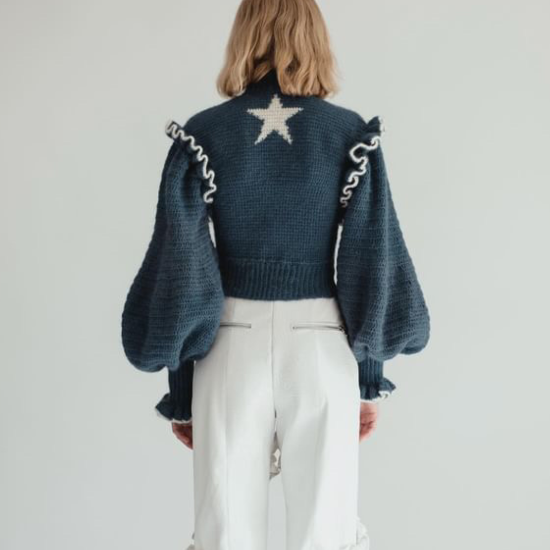 THE KNITTED STAR CARDIGAN